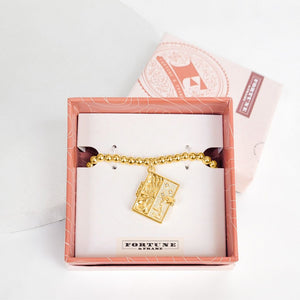 Secret Scriptures Bracelet: Believe - Gold